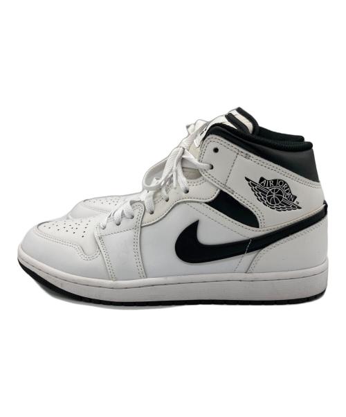 NIKE（ナイキ）NIKE (ナイキ) Air Jordan 1 Mid ブラック×ホワイト サイズ:27.5cmの古着・服飾アイテム