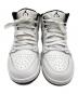 NIKE (ナイキ) Air Jordan 1 Mid ブラック×ホワイト サイズ:27.5cm：8000円