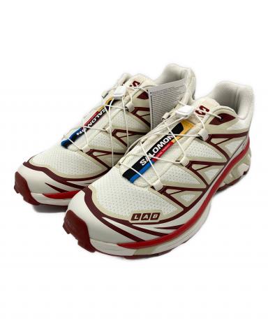 中古・古着通販】SALOMON (サロモン) スニーカー ホワイト×レッド