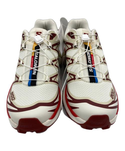 SALOMON（サロモン）SALOMON (サロモン) スニーカー ホワイト×レッド サイズ:26.5cmの古着・服飾アイテム