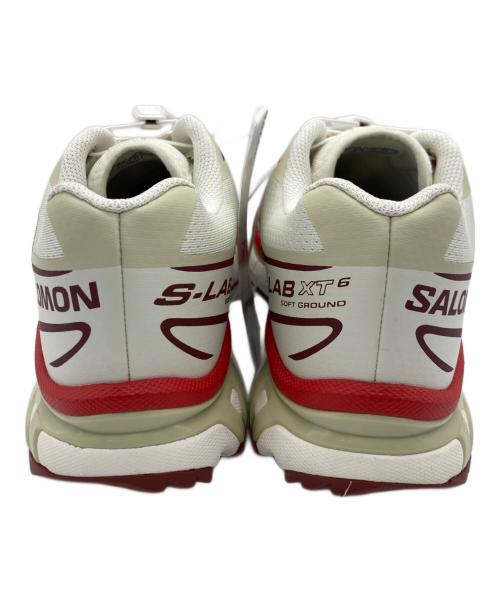 SALOMON（サロモン）SALOMON (サロモン) スニーカー ホワイト×レッド サイズ:26.5cmの古着・服飾アイテム