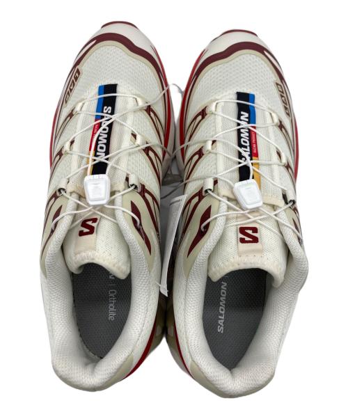 SALOMON（サロモン）SALOMON (サロモン) スニーカー ホワイト×レッド サイズ:26.5cmの古着・服飾アイテム