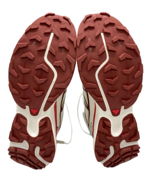 SALOMON（サロモン）SALOMON (サロモン) スニーカー ホワイト×レッド サイズ:26.5cmの古着・服飾アイテム