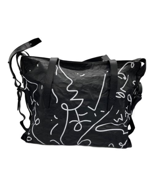 DUREN（ドゥーレン）DUREN (ドゥーレン) Shantell Martin (シャンテル マーティン) トートバッグ ブラックの古着・服飾アイテム