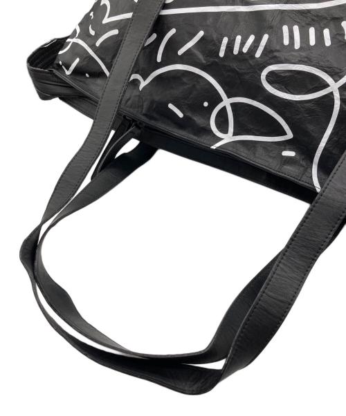 DUREN（ドゥーレン）DUREN (ドゥーレン) Shantell Martin (シャンテル マーティン) トートバッグ ブラックの古着・服飾アイテム