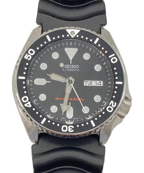 SEIKO（セイコー）SEIKO (セイコー) ダイバーズウォッチ ブラックの古着・服飾アイテム