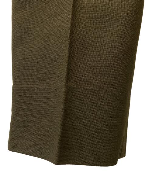 NEAT（ニート）NEAT (ニート) タックテーパードパンツ オリーブ サイズ:48の古着・服飾アイテム