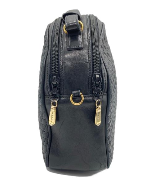 BALLY（バリー）BALLY (バリー) キルティングショルダーバッグ ブラックの古着・服飾アイテム