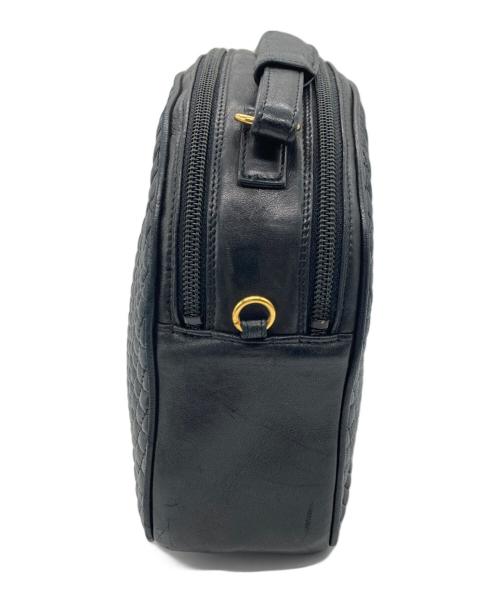 BALLY（バリー）BALLY (バリー) キルティングショルダーバッグ ブラックの古着・服飾アイテム