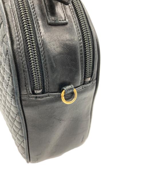 BALLY（バリー）BALLY (バリー) キルティングショルダーバッグ ブラックの古着・服飾アイテム