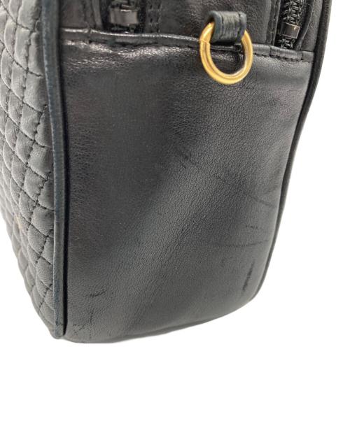 BALLY（バリー）BALLY (バリー) キルティングショルダーバッグ ブラックの古着・服飾アイテム