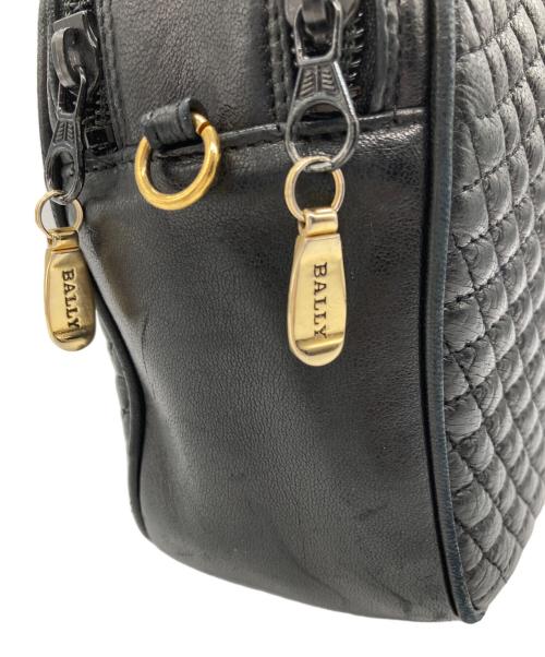 BALLY（バリー）BALLY (バリー) キルティングショルダーバッグ ブラックの古着・服飾アイテム