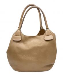 HIROFU（ヒロフ）の古着「レザートートバッグ」｜ベージュ