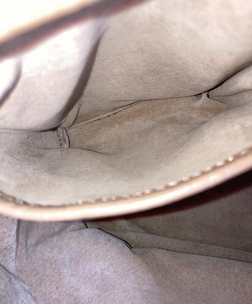 HIROFU（ヒロフ）HIROFU (ヒロフ) レザートートバッグ ベージュの古着・服飾アイテム