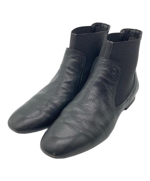 TOD'S（トッズ）TOD'S (トッズ) サイドゴアブーツ ブラック サイズ:36 1/2の古着・服飾アイテム