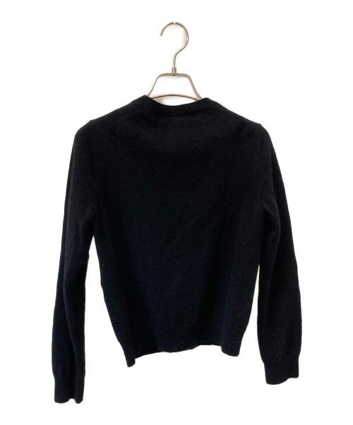 PLAY COMME des GARCONS（プレイコムデギャルソン）PLAY COMME des GARCONS (プレイコムデギャルソン) 薄手カーディガン ブラック サイズ:Mの古着・服飾アイテム