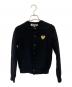 PLAY COMME des GARCONS（プレイコムデギャルソン）の古着「薄手カーディガン」｜ブラック