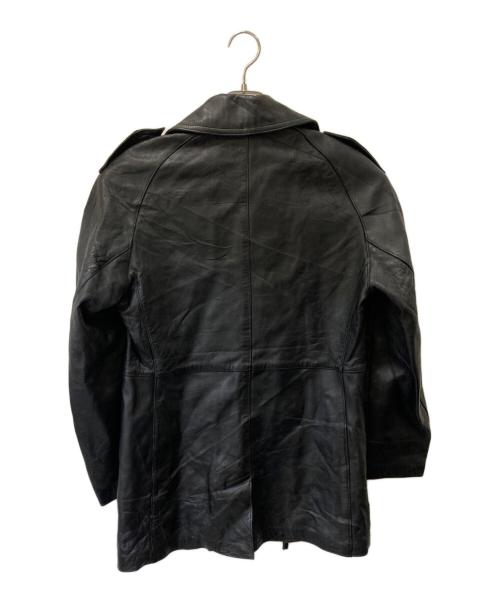 フレンチミリタリー（フレンチミリタリー）フレンチミリタリー (フレンチミリタリー) レザーコート ブラック サイズ:92Cの古着・服飾アイテム