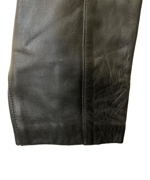 フレンチミリタリー（フレンチミリタリー）フレンチミリタリー (フレンチミリタリー) レザーコート ブラック サイズ:92Cの古着・服飾アイテム