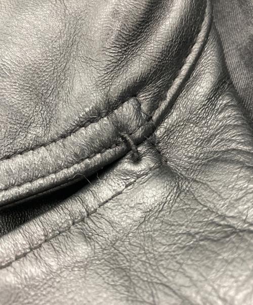 フレンチミリタリー（フレンチミリタリー）フレンチミリタリー (フレンチミリタリー) レザーコート ブラック サイズ:92Cの古着・服飾アイテム