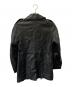 フレンチミリタリー (フレンチミリタリー) レザーコート ブラック サイズ:92C：18000円