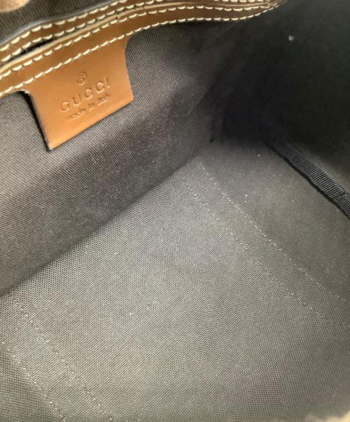 GUCCI（グッチ）GUCCI (グッチ) ミニボストンバッグ ホワイト×ブラウンの古着・服飾アイテム