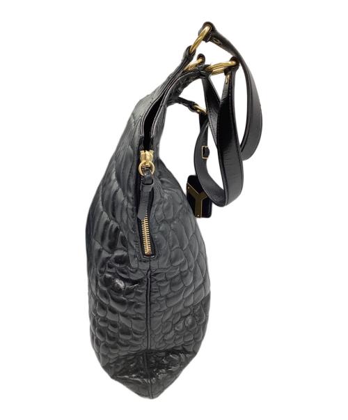 Yves Saint Laurent（イヴサンローラン）Yves Saint Laurent (イヴサンローラン) メトロポリストートバッグ ブラックの古着・服飾アイテム