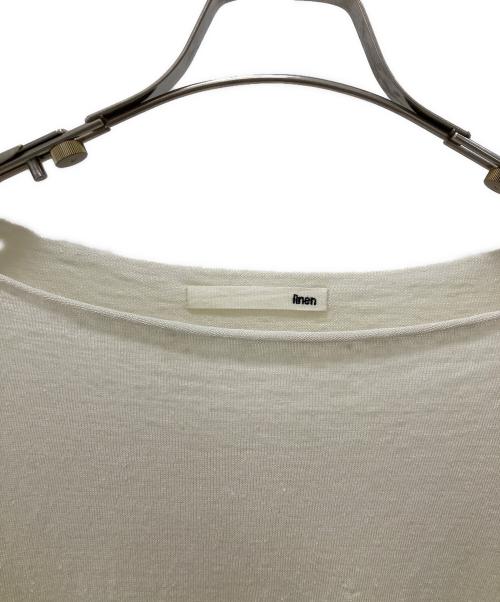 evam eva（エヴァムエヴァ）evam eva (エヴァムエヴァ) 半袖ワンピース ホワイト サイズ:不明の古着・服飾アイテム