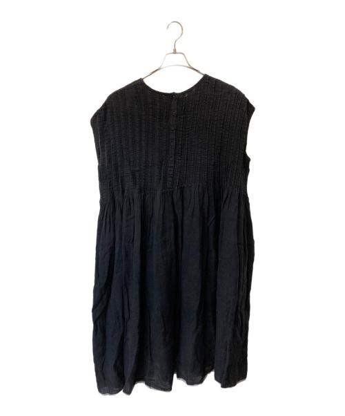 maison de soil（メゾンドソイル）maison de soil (メゾンドソイル) 半袖ワンピース ブラック サイズ:2の古着・服飾アイテム