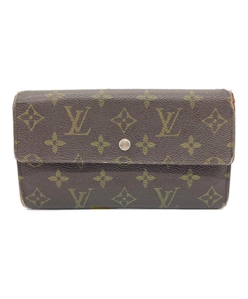 LOUIS VUITTON（ルイ ヴィトン）LOUIS VUITTON (ルイ ヴィトン) ポシェット ポルト モネ クレディ  ブラウンの古着・服飾アイテム