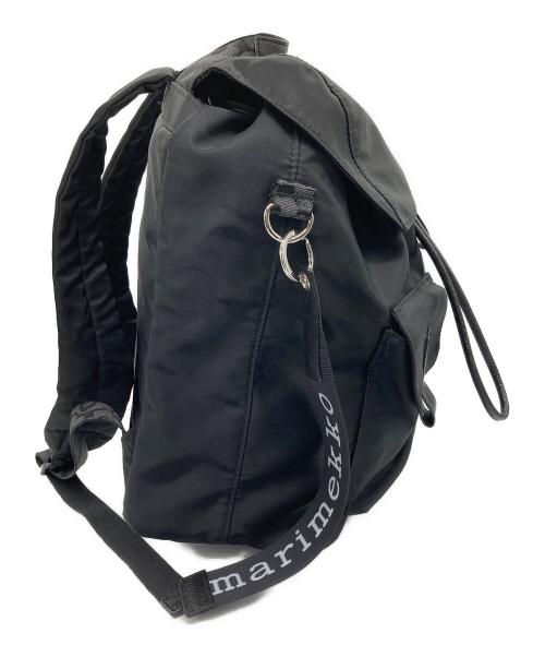 marimekko（マリメッコ）marimekko (マリメッコ) リュック ブラックの古着・服飾アイテム