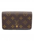 LOUIS VUITTONルイ ヴィトン）の古着「ポルトモネ・ビエ・トレゾール」｜ブラウン