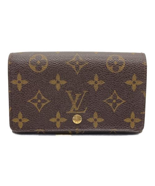 LOUIS VUITTON（ルイ ヴィトン）LOUIS VUITTON (ルイ ヴィトン) ポルトモネ・ビエ・トレゾール ブラウンの古着・服飾アイテム
