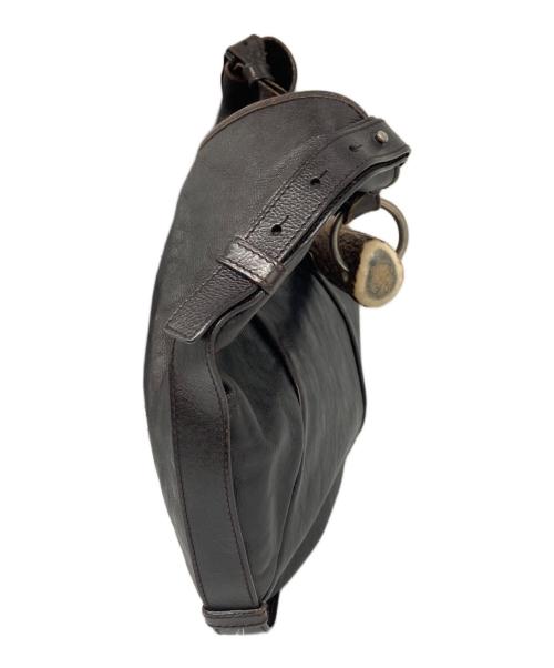 Yves Saint Laurent（イヴサンローラン）Yves Saint Laurent (イヴサンローラン) レザーハンドバッグ ブラウンの古着・服飾アイテム