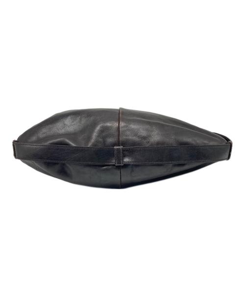 Yves Saint Laurent（イヴサンローラン）Yves Saint Laurent (イヴサンローラン) レザーハンドバッグ ブラウンの古着・服飾アイテム