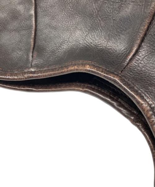 Yves Saint Laurent（イヴサンローラン）Yves Saint Laurent (イヴサンローラン) レザーハンドバッグ ブラウンの古着・服飾アイテム