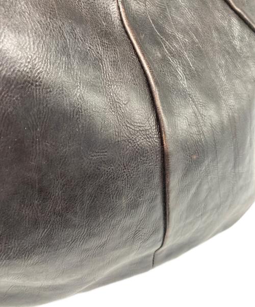 Yves Saint Laurent（イヴサンローラン）Yves Saint Laurent (イヴサンローラン) レザーハンドバッグ ブラウンの古着・服飾アイテム