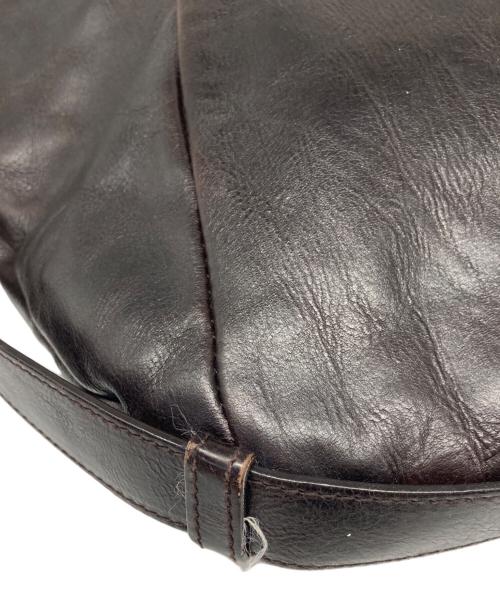 Yves Saint Laurent（イヴサンローラン）Yves Saint Laurent (イヴサンローラン) レザーハンドバッグ ブラウンの古着・服飾アイテム