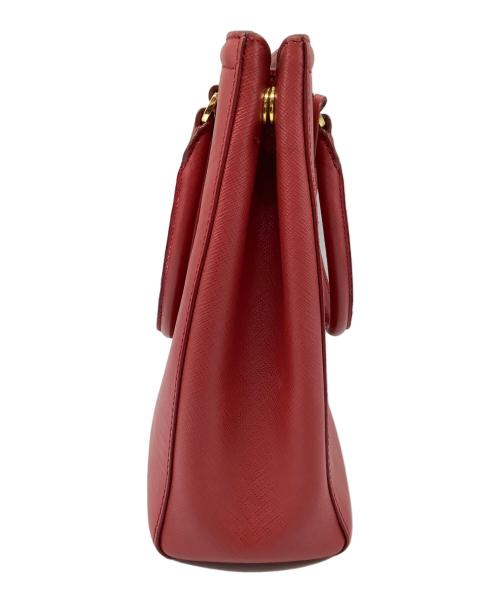 PRADA（プラダ）PRADA (プラダ) 2WAYバッグ レッドの古着・服飾アイテム