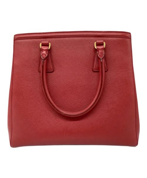 PRADA（プラダ）PRADA (プラダ) 2WAYバッグ レッドの古着・服飾アイテム