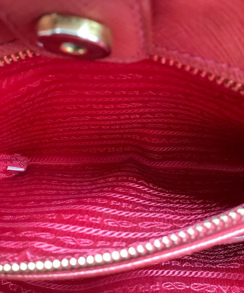 PRADA（プラダ）PRADA (プラダ) 2WAYバッグ レッドの古着・服飾アイテム