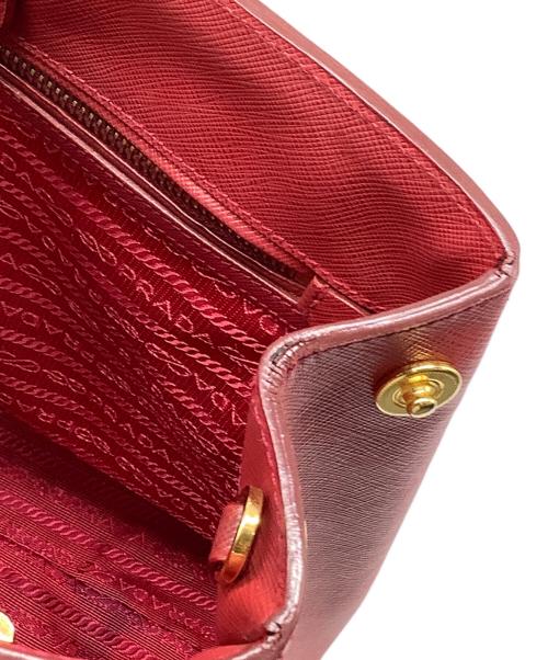 PRADA（プラダ）PRADA (プラダ) 2WAYバッグ レッドの古着・服飾アイテム