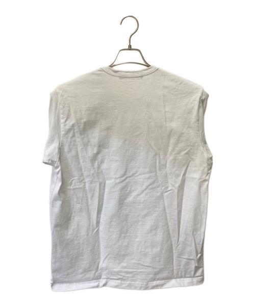 JUNYA WATANABE MAN（ジュンヤワタナベマン）JUNYA WATANABE MAN (ジュンヤワタナベマン) COMME des GARCONS (コムデギャルソン) 半袖カットソー ホワイト サイズ:Sの古着・服飾アイテム