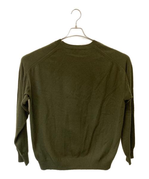 cash & barba（キャッシュアンドバルバ）cash & barba (キャッシュアンドバルバ) 薄手ニット グリーン サイズ:3の古着・服飾アイテム