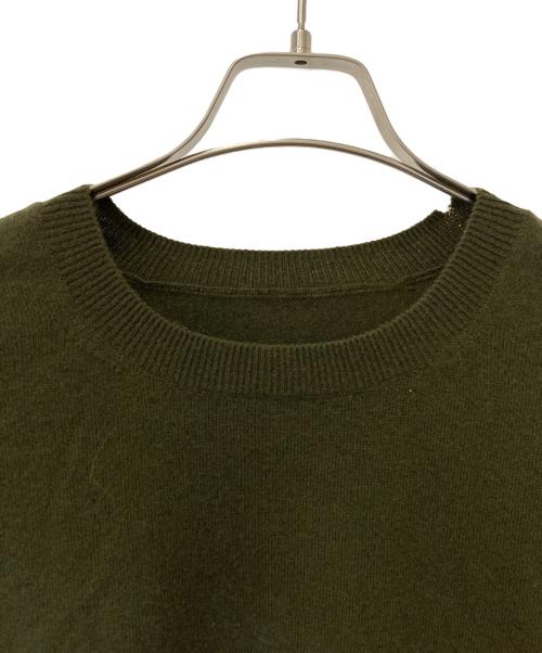 cash & barba（キャッシュアンドバルバ）cash & barba (キャッシュアンドバルバ) 薄手ニット グリーン サイズ:3の古着・服飾アイテム