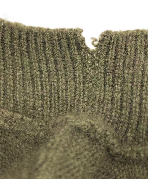 cash & barba（キャッシュアンドバルバ）cash & barba (キャッシュアンドバルバ) 薄手ニット グリーン サイズ:3の古着・服飾アイテム