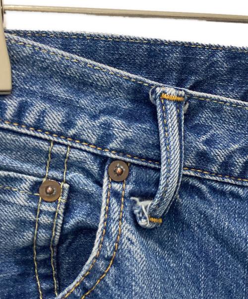 PRESSE（・）PRESSE (・) Washed Denim Wide Pants ブルー サイズ:32の古着・服飾アイテム