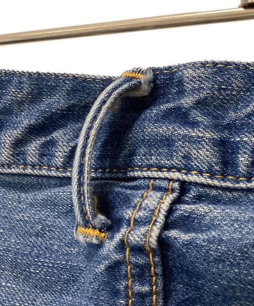 PRESSE（・）PRESSE (・) Washed Denim Wide Pants ブルー サイズ:32の古着・服飾アイテム