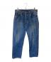 PRESSE（・）の古着「Washed Denim Wide Pants」｜ブルー