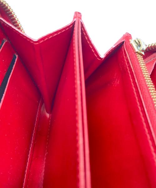 LOUIS VUITTON（ルイ ヴィトン）LOUIS VUITTON (ルイ ヴィトン) ジッピー ウォレット ヴェルニ レッドの古着・服飾アイテム